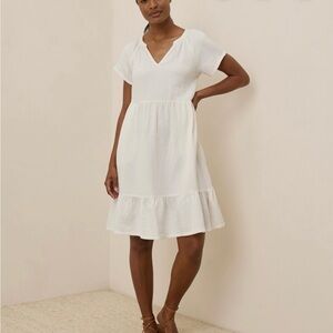 Pact Coastal Double Gauze Dress - S